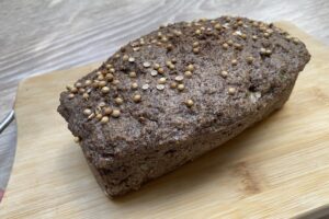 Кето хлеб из льняной муки в микроволновке рецепт